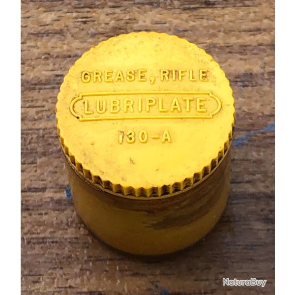 petit pot de graisse rglementaire pour fusil Garand M1  original US WW2 fouille normandie !