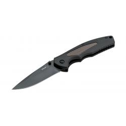 Boker Couteau Gemini NGA Black Coyote - Lame 90mm - Manche GFN - Clip