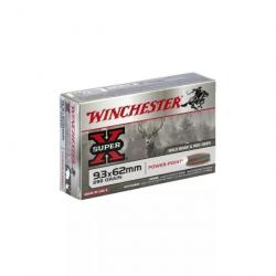 Munitions Winchester Power Point 18.53g 286gr - Cal. 9.3x62 x2 boites