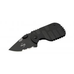 Boker Couteau Subcom 2.0 - All Black - Lame 58mm - Manche Zytel - Clip