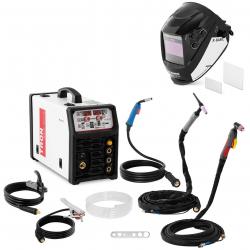 Poste à souder multi procédé 200 a facteur de marche 60 % casque de soudage x-basic pa 14_0009690