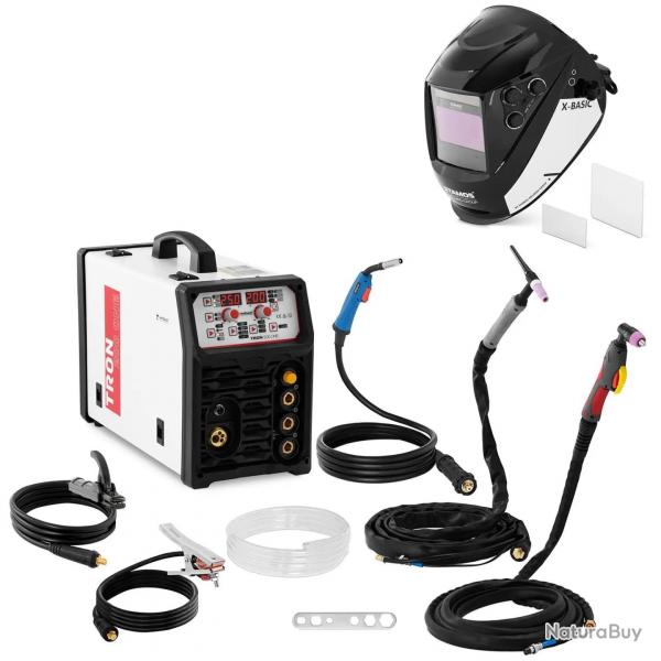 Poste  souder multi procd 200 a facteur de marche 60 % casque de soudage x-basic pa 14_0009690