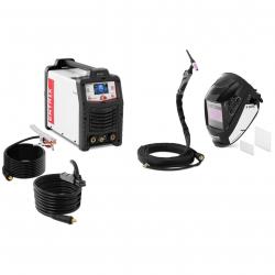 Poste à souder TIG alu 200 a puls numérique casque de soudure x-basic acier inoxydable aluminium ac