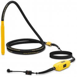 Vibreur à béton avec convertisseur 1500 watts 490 x 50 mm 230 volts acier inoxydable caoutchouc cui