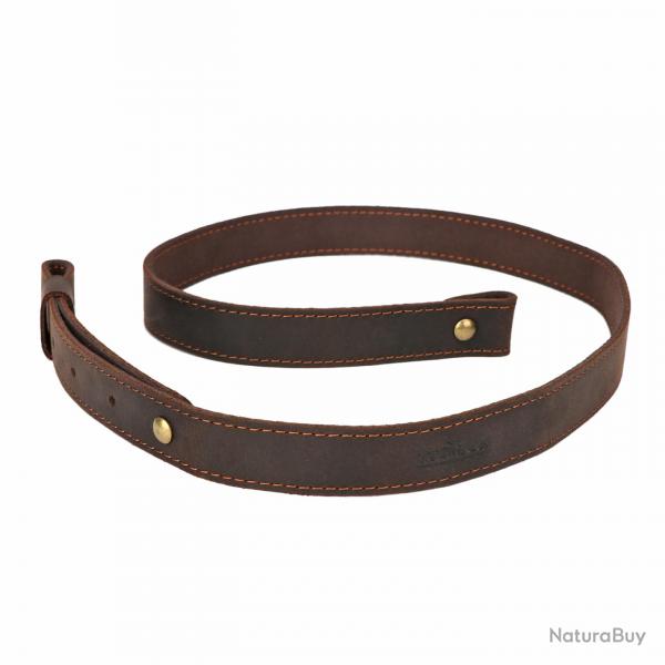 Sangle en cuir vritable - marron - Tourbon - LIVRAISON GRATUITE