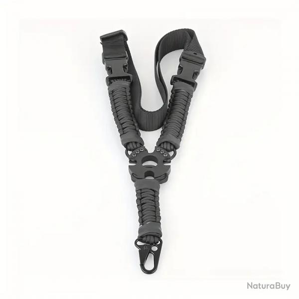 Sangle tactique 1 point  dgagement rapide - noir - LIVRAISON GRATUITE