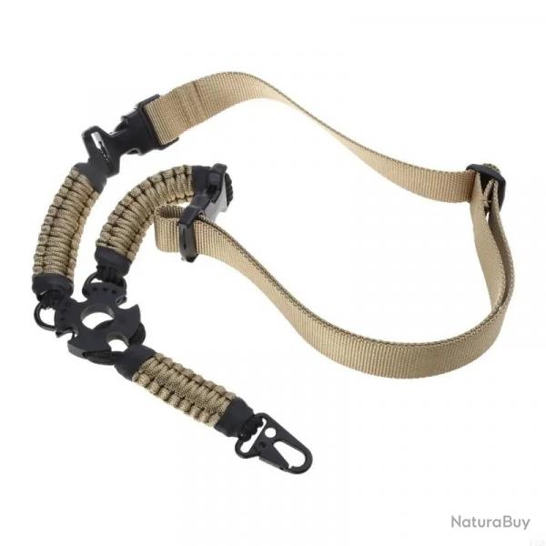 Sangle tactique 1 point  dgagement rapide - kaki - LIVRAISON GRATUITE