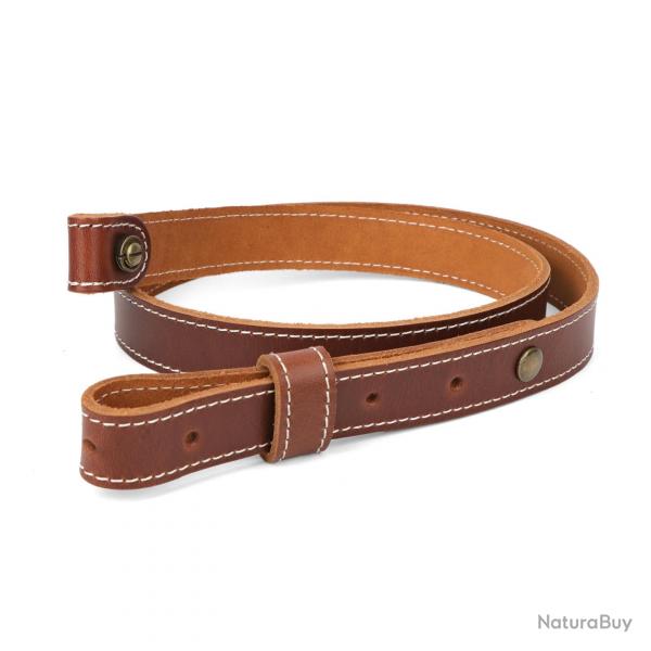 Sangle d'paule en cuir premium - Tourbon - LIVRAISON GRATUITE