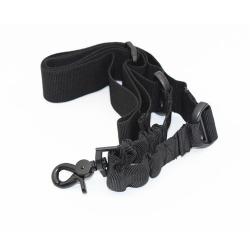 Sangle 1 point pour fusil d'assaut  - noir - LIVRAISON GRATUITE