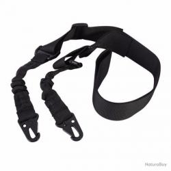 Sangle en nylon 2 points - noir - LIVRAISON GRATUITE