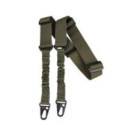 Bretelle avec clips d'attaches kaki SOMLYS - Bretelles de Chasse (13719752