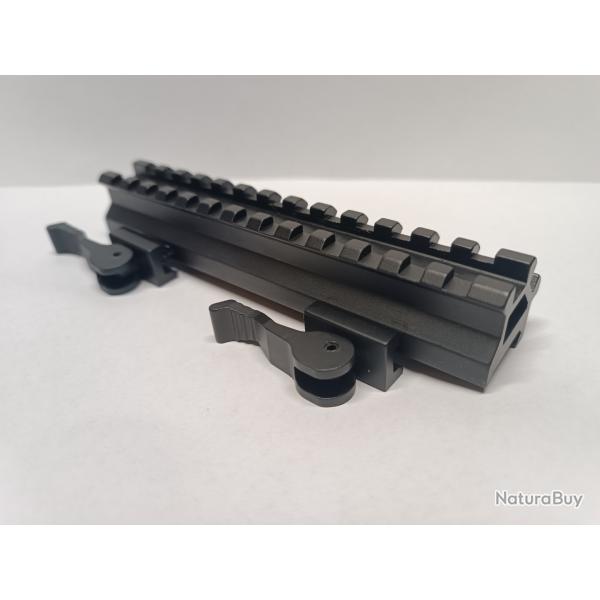 Rail QD rehausse picatinny ( + 45)