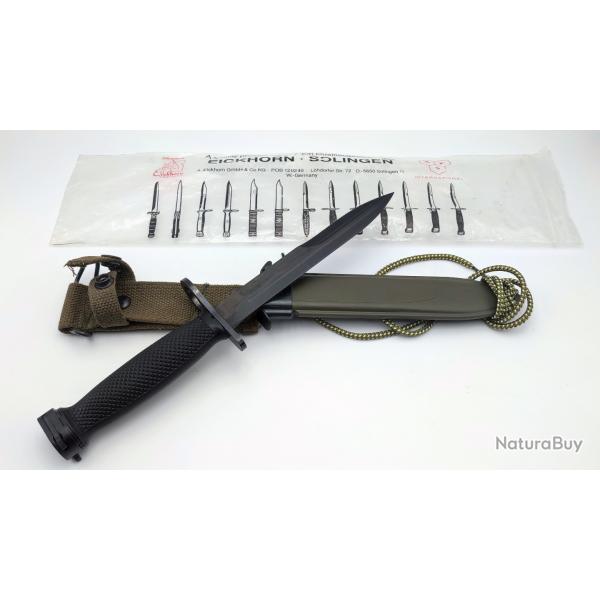 Baïonnette US M7 Eickhorn Solingen - Armée US - Vietnam - Neuve
