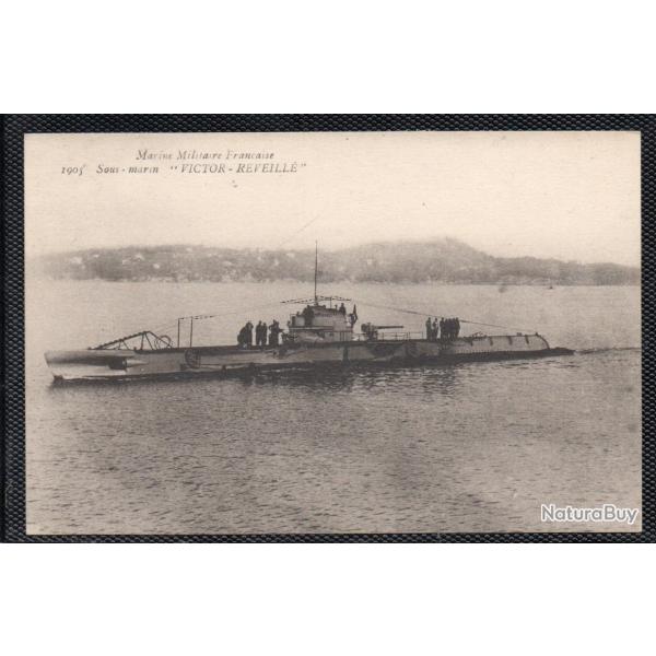 CPA - MARINE DE GUERRE  - SOUS - MARIN " VICTOR - RVEILLE " N1471