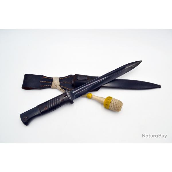 Baïonnette Allemande 84/98 au numéro - WW2 - Fabricant CARL EICKHORN (42 COF)