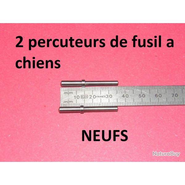 paire de percuteurs fusil  chiens type LEFAUCHEUX (voir dimensions) - VENDU PAR JEPERCUTE (D25B50)