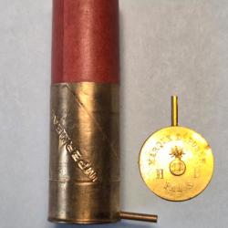 Une Rare Cartouches de chasse a broche Marque Déposée Henri Barthe Armurier a paris vers 1877
