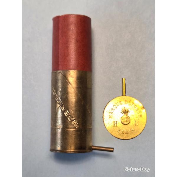 Une Rare Cartouches de chasse a broche Marque Dpose Henri Barthe Armurier a paris vers 1877