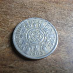 monnaie two shilings 1963