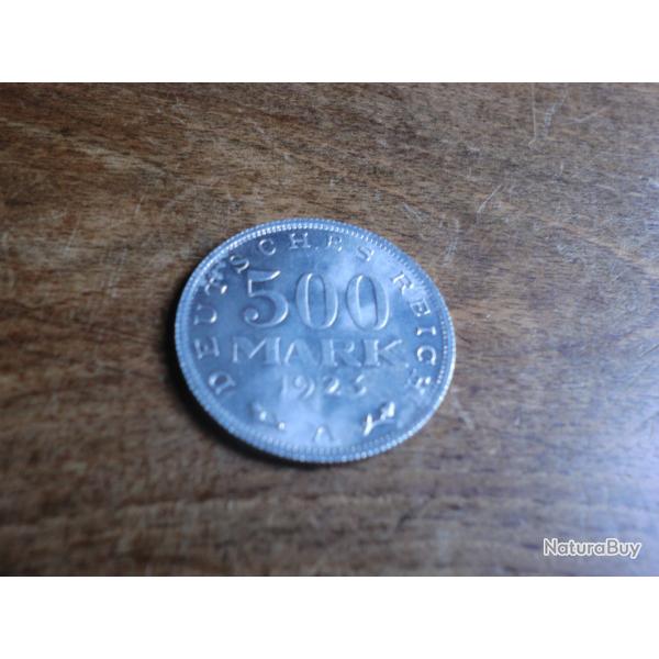 monnaie 500 mark 1923 A