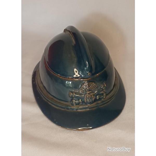 Casque Adrian bonbonnire en faence 14/18 WW1
