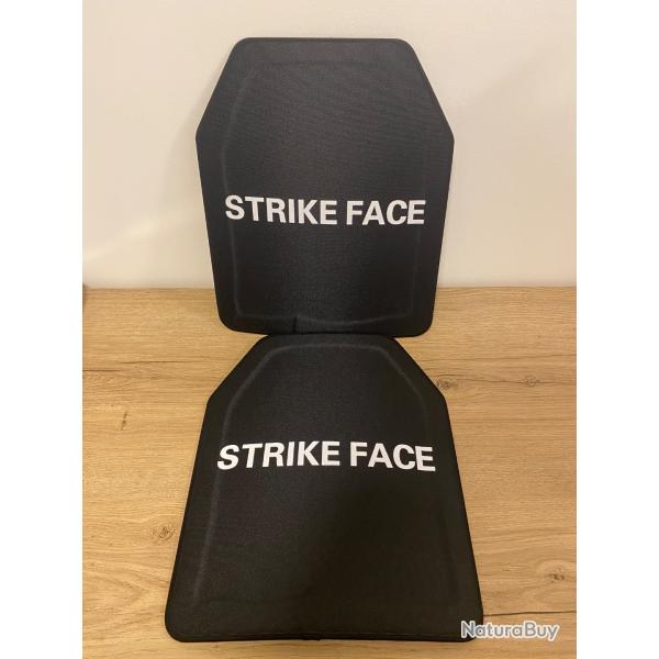 LOT DE 2 PLAQUES BALISTIQUE DE NIVEAU 3A (NIJ 3A)