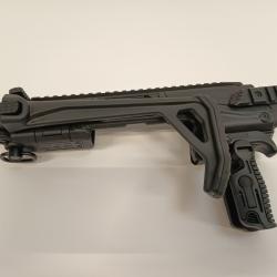 CROSSE FAB DEFENSE KPOS G2 POUR GLOCK 17/19 - NOIR