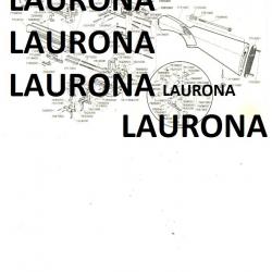 éclaté fusil LAURONA (envoi par mail) - VENDU PAR JEPERCUTE (m2507)