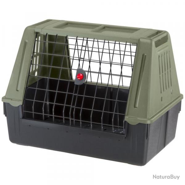 wahoo ! CAISSE DE TRANSPORT POUR CHIEN DIM 82 x 51 x h61 cm KAKI