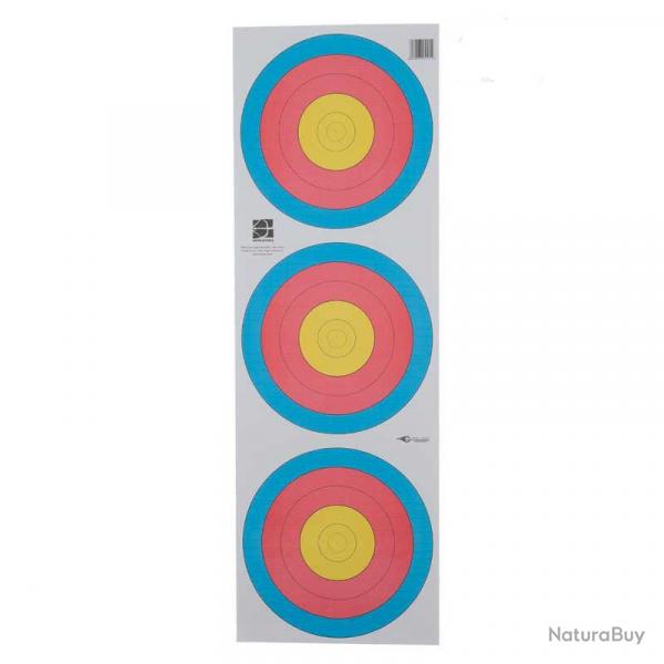 Blason tir  l'arc Fita Tri Spot Avalon 60Cm - Par 100