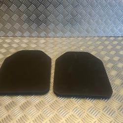 2 plaque eva protection pour vetement gilet tactique airsoft paintball