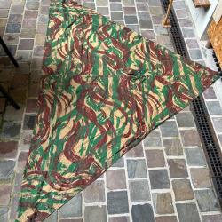 Demi toile de tente / poncho Armée Française camouflage guerre Algerie  (18)