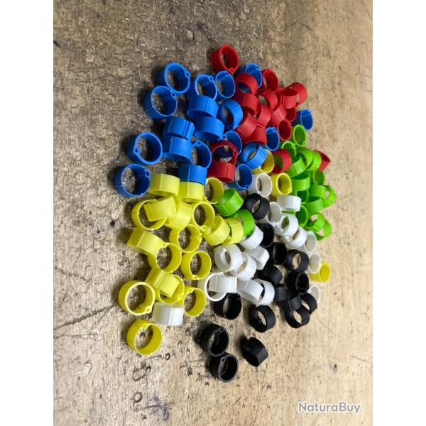 Lot de 100 bagues de reprage diamtre16