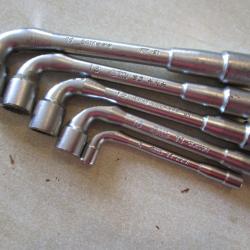 5 clés à pipe sam 6,10,12,13,14