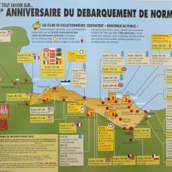 Carte du 50e Anniversaire du débarquement en Normandie