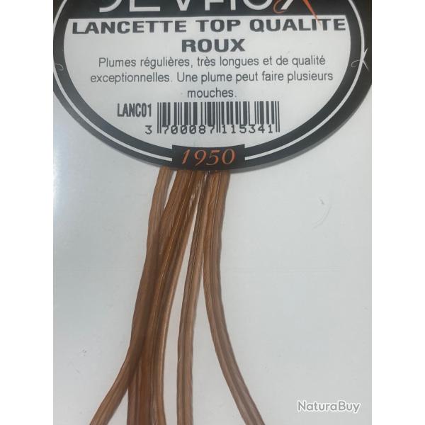 Lancettes de coq roux- Qualit gntique suprieure pour mouches sches