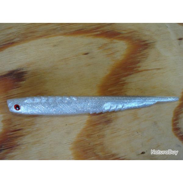 DELALANDE LOT DE 10 LEURRES SOUPLES SLUG 15.5CM