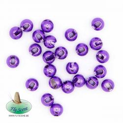 bille tungstene fendues violet 2,5mm