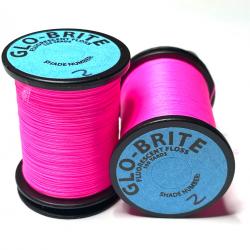 glock brite floss soie de montage 100yd rose fluo