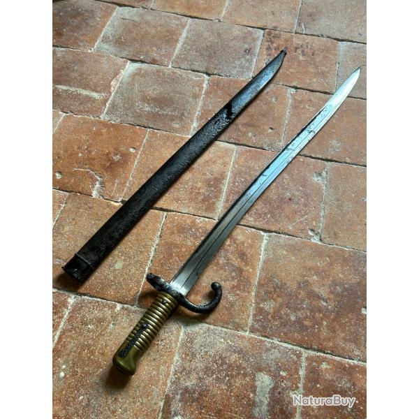 Baonnette franaise Chassepot 1866 - Second Empire Napolon III