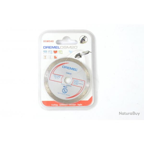 Disque  tronconner diamant DREMEL DSM540 pour disqueuse DSM20 77mm. 8710364060801