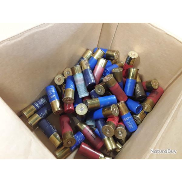 Lot de 68 cartouches calibre 12