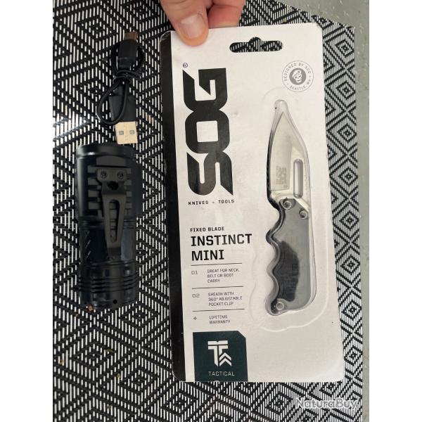 SOG instinct mini plu lampe 3 LED
