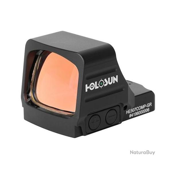 Point rouge HOLOSUN Reflex Elite 507 Comp Vert 2 MOA