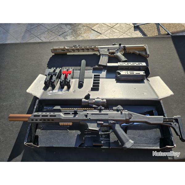 Pack Airsoft - CZ Scorpion Evo BET + M4 CYMA