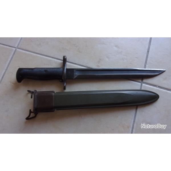 baionnette de garand m1 raccourcie lame bowie
