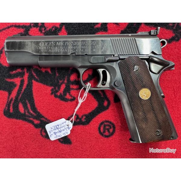 Colt Glod Cup MKIV 45 acp occasion