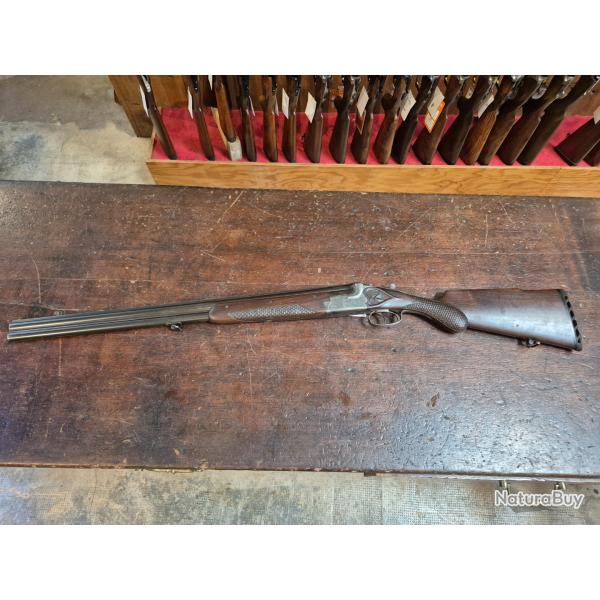 Fusil superpos de marque Merkel model 200 cal 12/70