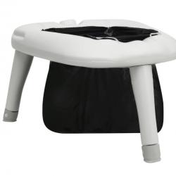 Toilette de camping avec sacs 200 kg plastique gris 48x36x28 cm pratique facile voyage déplacement