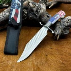 Couteau Bowie Wolf Spirit USA - Collection (3)